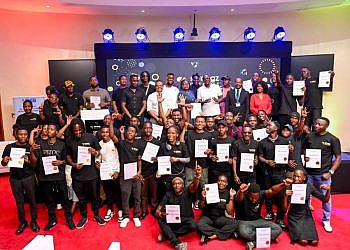 Over 100  graduate at Swangz Creative Academy
