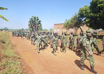 UPDF 5th Infantry Division soldiers push limits in 30km route march
