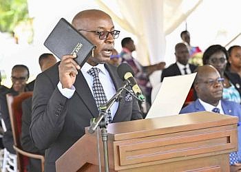 Dr. Flavian Zeija sworn in as chief Justice