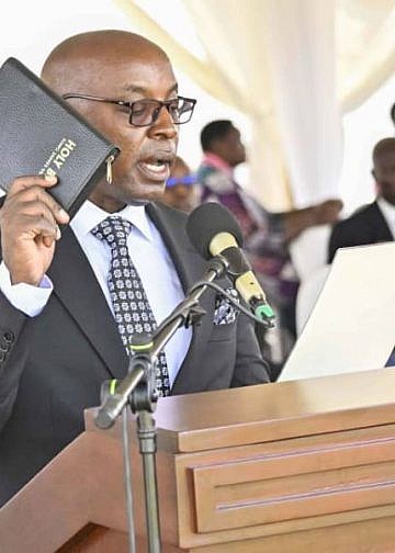 Dr. Flavian Zeija sworn in as chief Justice