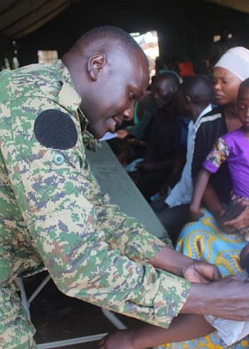 Hundreds of Kapeka residents benefit from UPDF free medical care