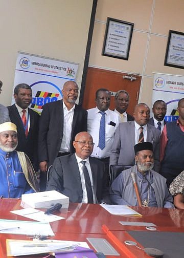 UBOS donates 4,050 census tablets to religious, cultural institutions