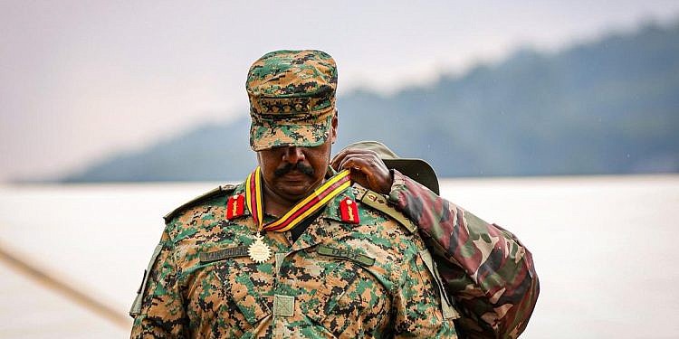 Museveni awards Gen Muhoozi second highest military honour in Uganda