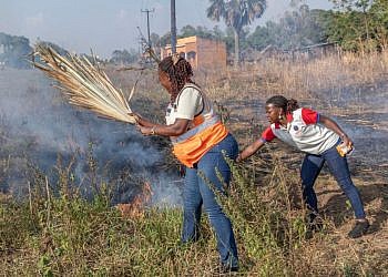 UEDCL decries bush burning damaging electricity poles in Northern Uganda