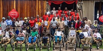 Absa Uganda donates shs40m to support children with disabilities in Rwenzori