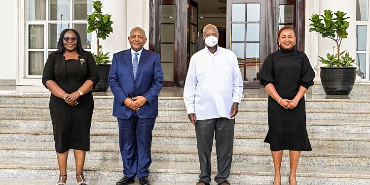 Museveni meets MTN Uganda executives