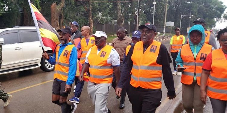 Gen Katumba warns against vandalism of road signs as Joe Walker embarks on 212km trek to Hoima