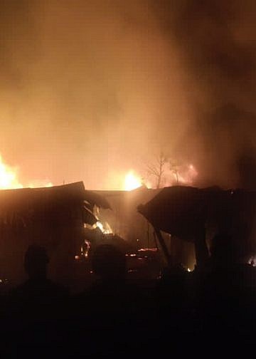 Properties worth millions destroyed as fire guts Katwe market