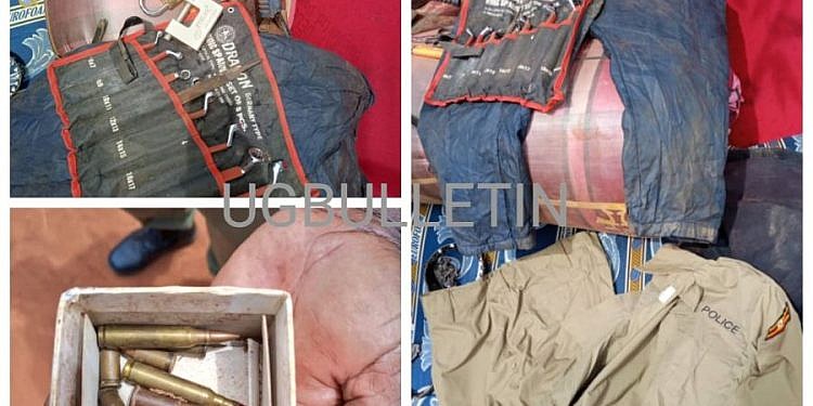 Security arrest three in Gulu crime ring bust, recover ammo, police uniforms
