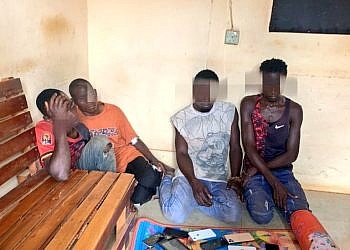 Four arrested for turning Busega–Kyengera swamp into phone snatching hub