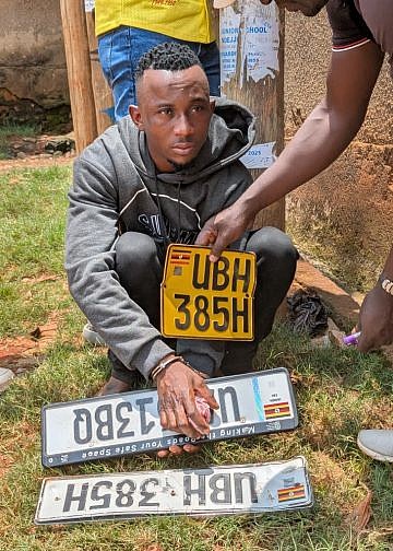 Five suspects nabbed in number plate theft racket in Kampala