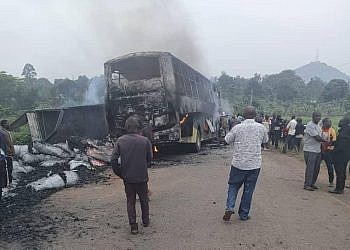 Six killed in fiery Sunday morning crash on Kiboga–Hoima highway