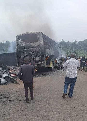 Six killed in fiery Sunday morning crash on Kiboga–Hoima highway