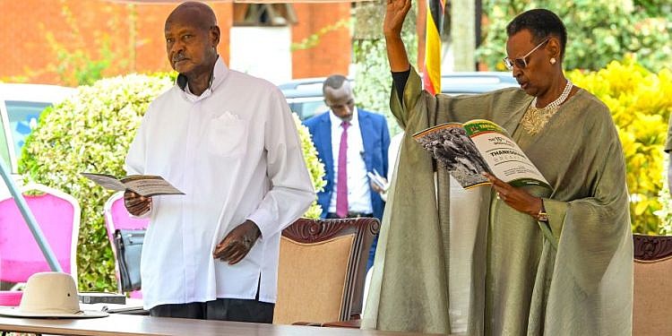 Museveni urges hardwork, trust in God at 15th Tarehe Sita thanksgiving