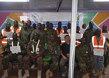 14 UPDF officers graduate from aviation security training in Mogadishu