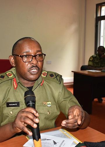 Deputy military intelligence chief, Brig Rugumayo sacked