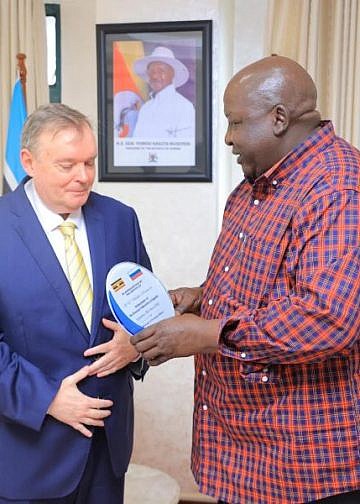 Russian Ambassador Semivolos bids farewell to Uganda as his tour of duty ends