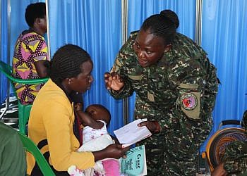UPDF medical camp in Bulambuli attracts hundreds