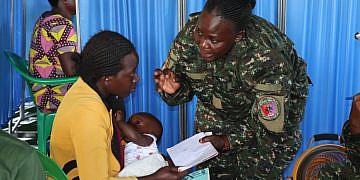 UPDF medical camp in Bulambuli attracts hundreds