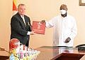 Museveni bids farewell to outgoing Russian ambassador, Semivolos as tenure ends