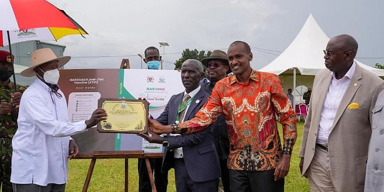 Museveni launches Uganda’s first locally manufactured anti-tick vaccine