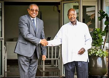 Museveni meets former Ethiopian PM to strengthen agricultural transformation