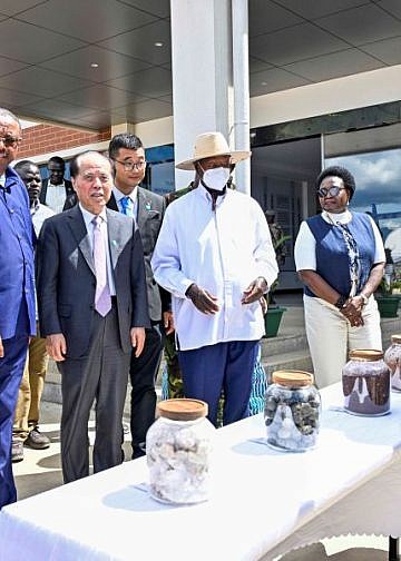 Museveni commissions new cement clinker factory in Moroto