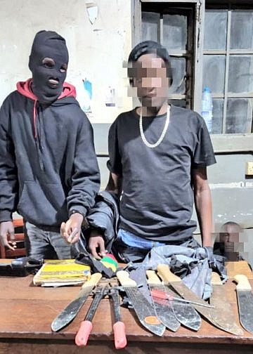 Two panga-wielding gang members arrested in police swoop in Kawempe