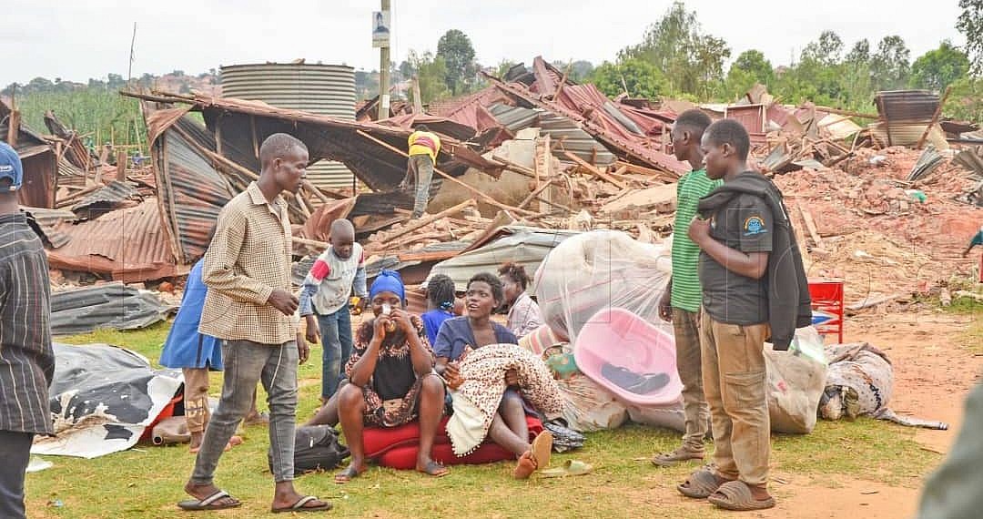 Families left homeless as NEMA evicts Lubigi Wetland encroachers in Kasubi, Kawaala