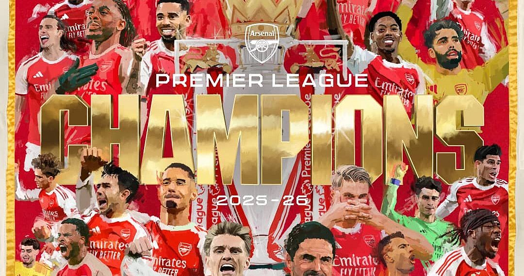 Arsenal break 22-year curse, win Premier League title after Man City slip