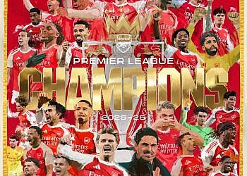 Arsenal break 22-year curse, win Premier League title after Man City slip