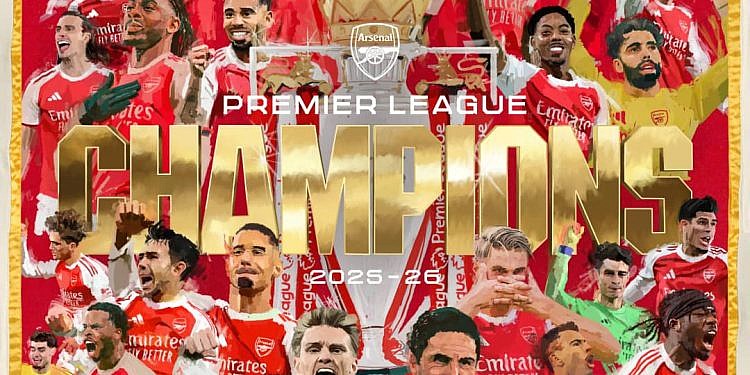 Arsenal break 22-year curse, win Premier League title after Man City slip