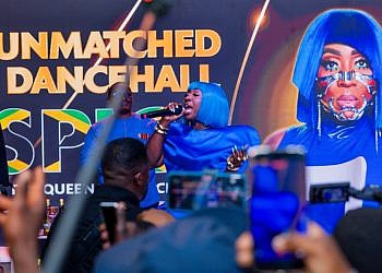 Dancehall star Spice arrives in Uganda ahead of Lugogo concert