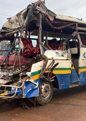 Bus carrying students from Gulu to Jinja for trip involved in Kigumba crash