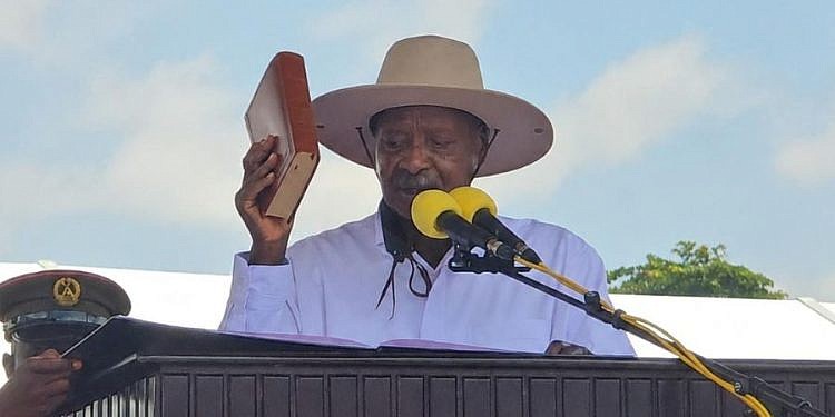 Museveni sworn in for seventh term