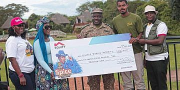 Dancehall star Spice names rhino after self,  donates Shs37 million to Uganda’s  conservation efforts 