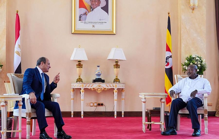 Museveni, Egypt’s El-Sisi discuss trade, energy, fish farming