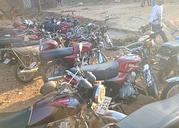 13 arrested, 44 stolen boda bodas recovered in Police crackdown in Nabbingo