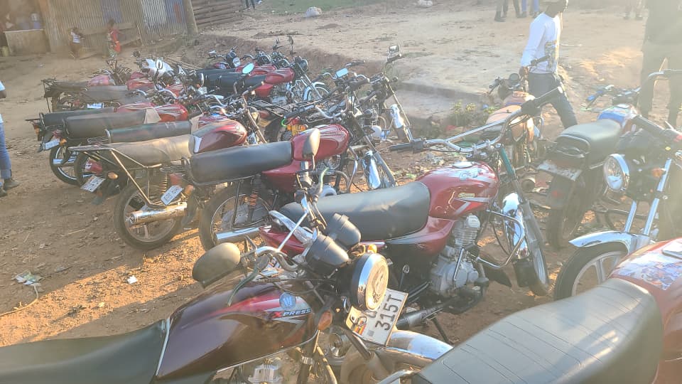 13 arrested, 44 stolen boda bodas recovered in Police crackdown in Nabbingo
