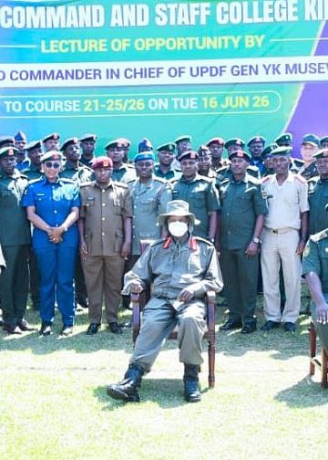Museveni tells army officers Africa’s future depends on integration, strategic thinking