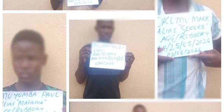 Police bust gang using pavers to rob residents in Mukono