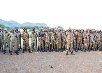 Army, Police boost operational readiness with 25km route march in Moroto