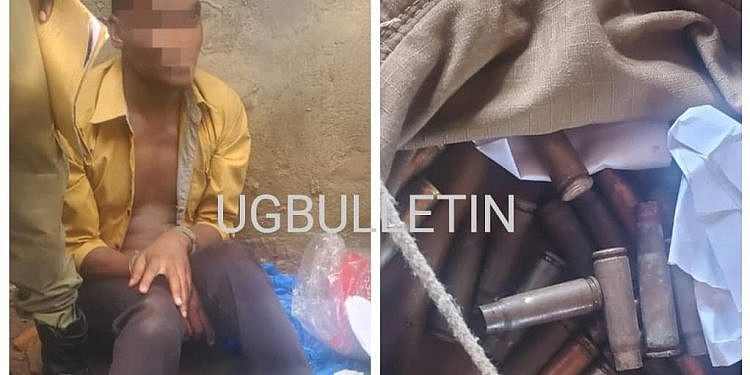 Private security company driver arrested with 13 rounds of ammunition in Kyebando