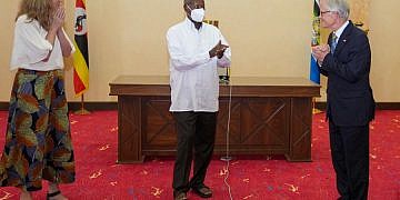 Museveni defends sovereignty law as he bids farewell to outgoing Germany ambassador