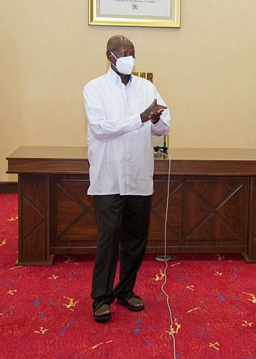Museveni defends sovereignty law as he bids farewell to outgoing Germany ambassador