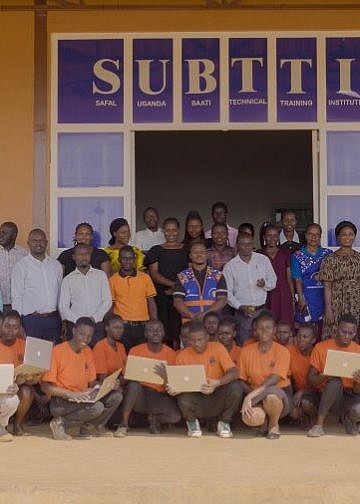Safal Uganda Baati Foundation donates computers in Tooro to boosts digital learning