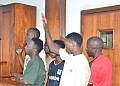 Six remanded over shs620m robbery at Centenary Bank in Kampala 