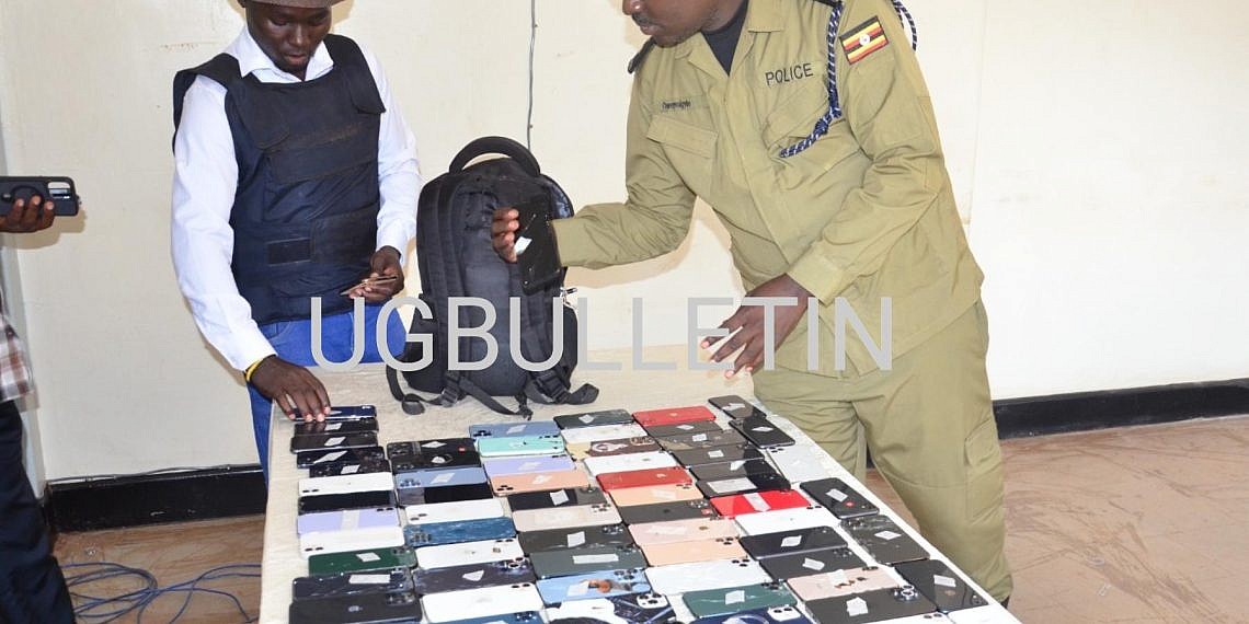 Over 140  stolen iphones recovered by Police in Kampala crackdown
