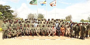 Officers urged to uphold values as UPDF passes out 337 graduates at Kaweweta