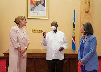 Museveni, Dutch Ambassador discuss boosting raw materials for animal feeds industry